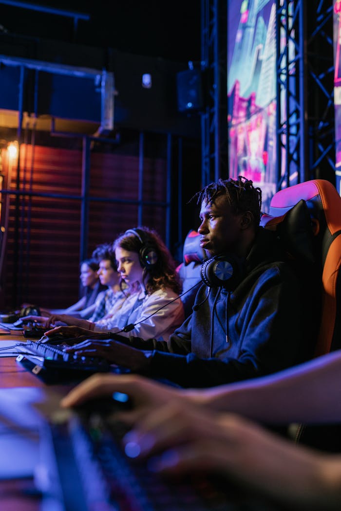 who-we-are A diverse group of focused gamers competing in an exciting esports arena.